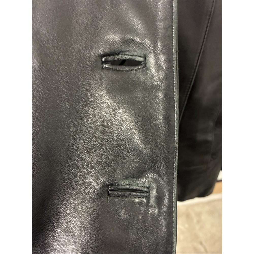Women's Wilsons Black Leather Pelle Studio Jacket Size Small - Picture 4 of 4